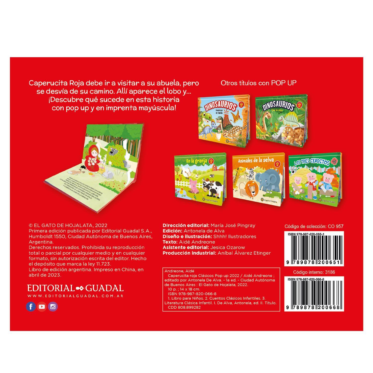 LIBRO Por Ups Pequeños: Caperucita Roja-2