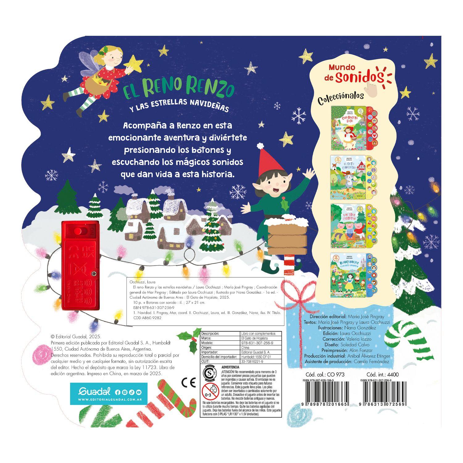 Libro Sonido Reno Renzo Y Las Estrellas Navideñas-2