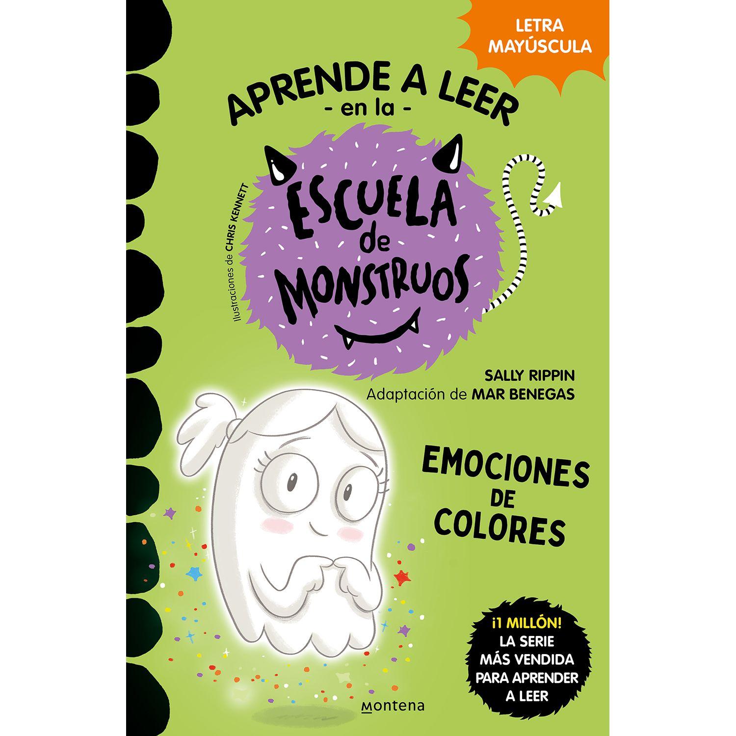 Libro Aprende A Leer En La Escuela De Monstruos 8 Emociones De Colores-0