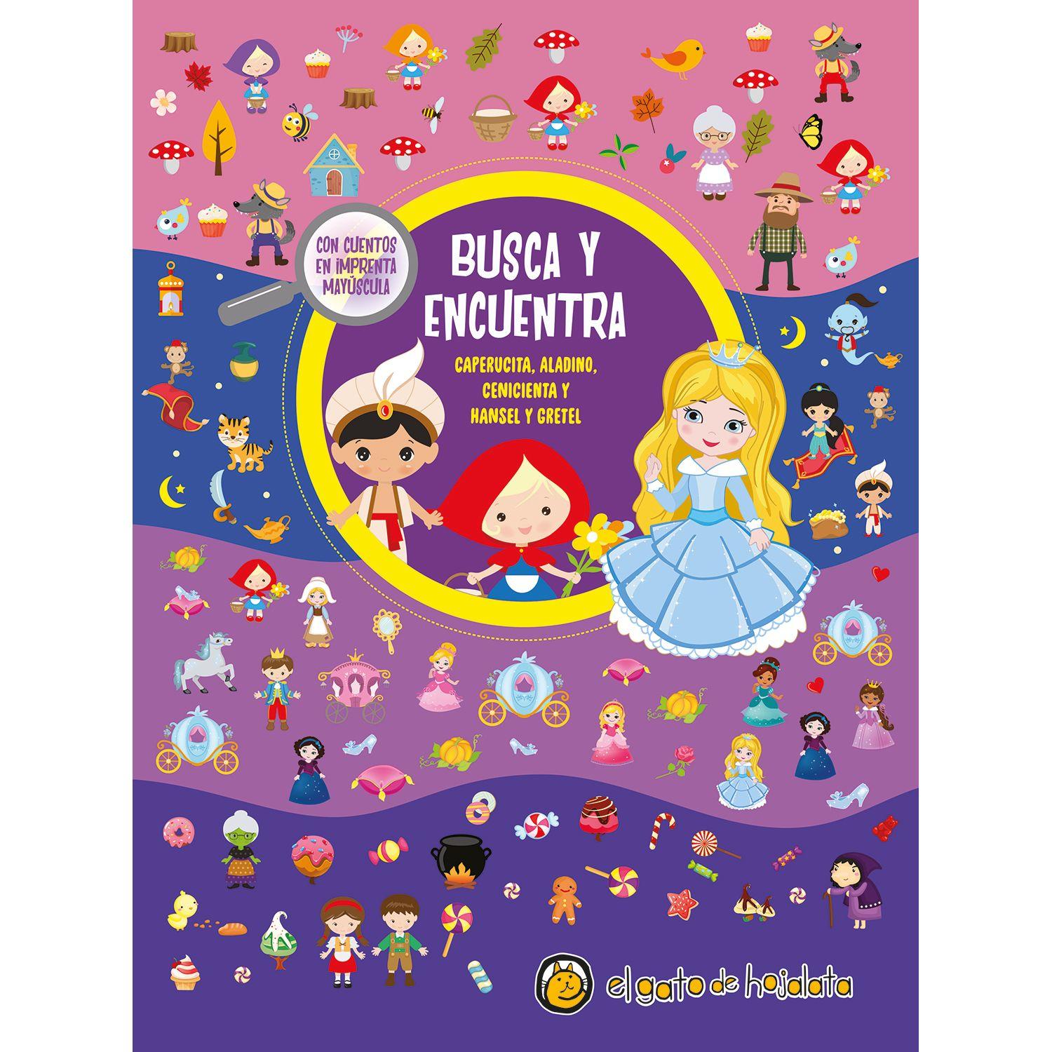Libro Busca Y Encuentra-Caperucita, Aladino,-0