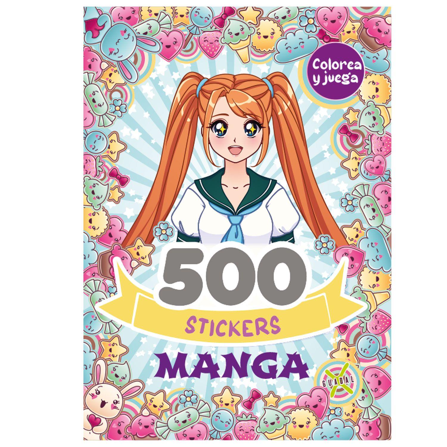 Libro 500 Stickers Manga-0