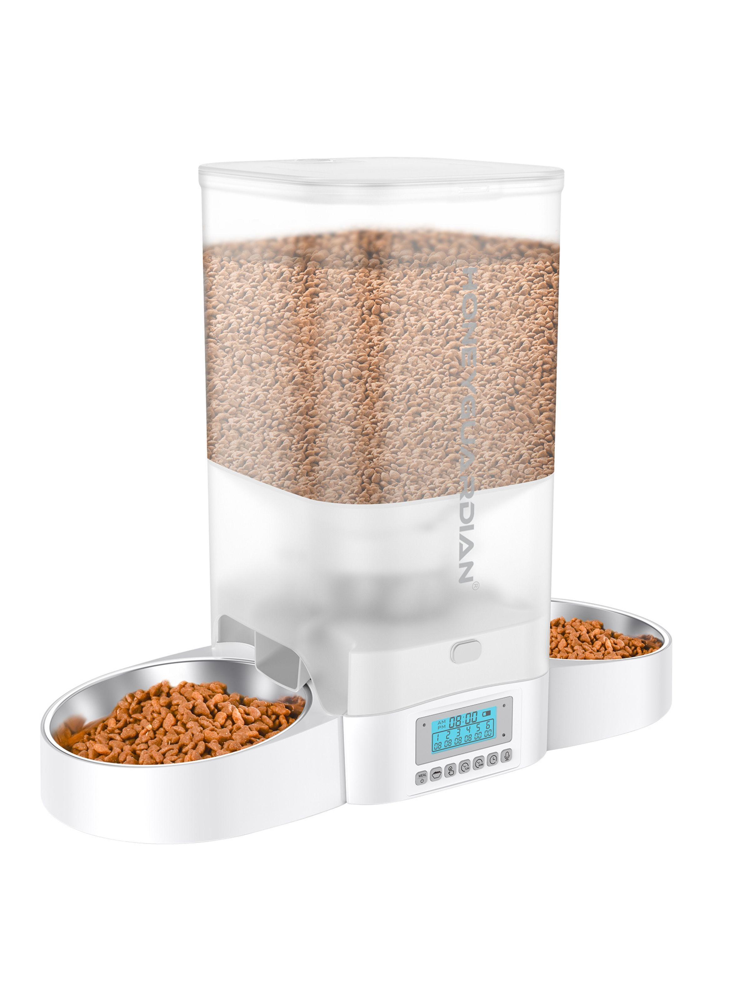 Dispensador Automático Comida Gato Doble Plato 5 L-0