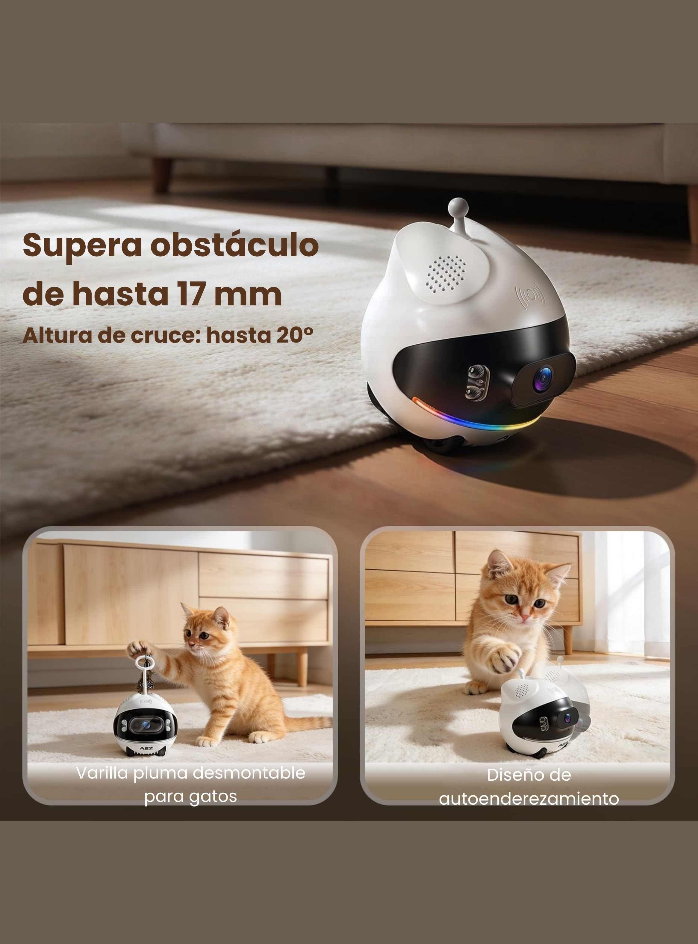 C mara Robot M vil Vigilancia Remota Visi n Nocturna 1080p-2