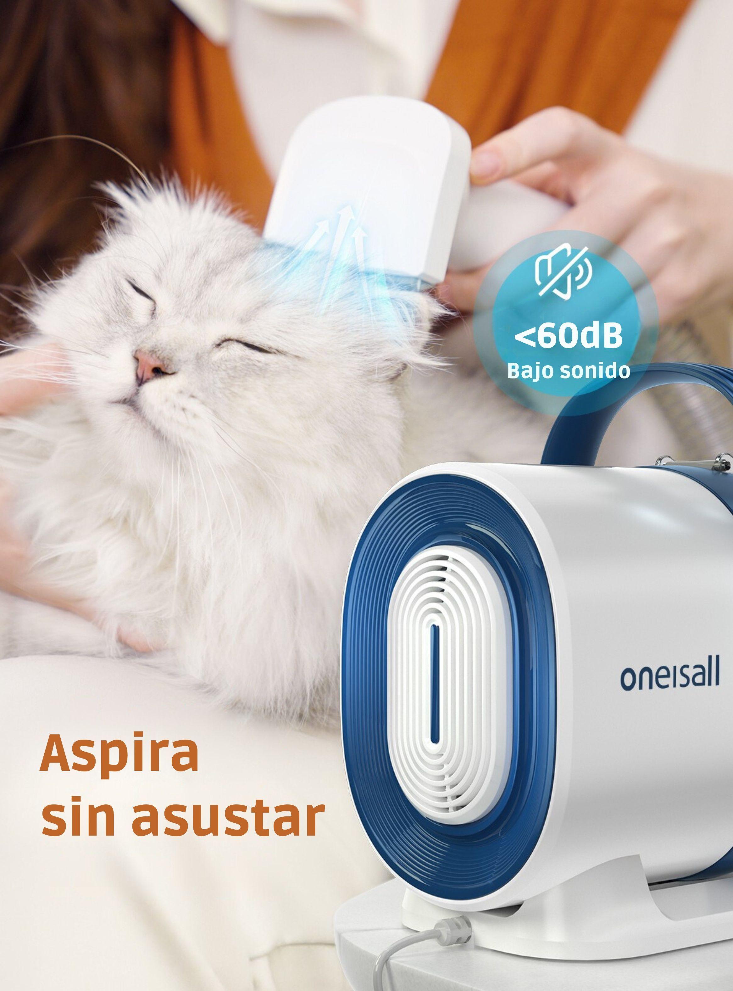 Aspiradora Grooming Silencioso para Mascotas (7 en 1)-6