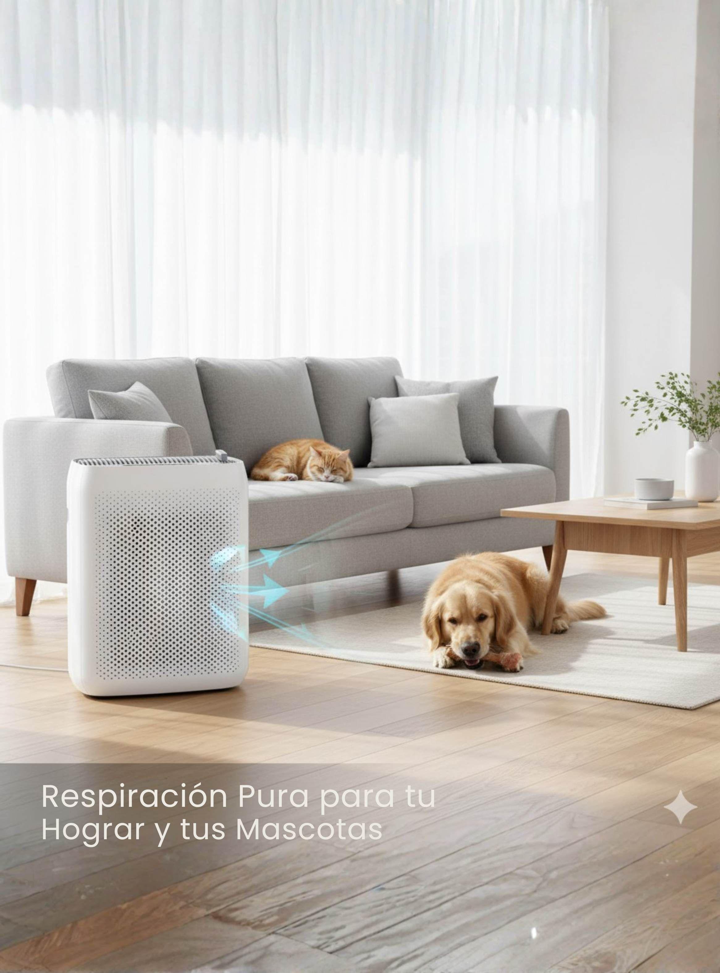 Purificador de Aire Wifi Silencioso Pelos Alérgenos Mascotas-2