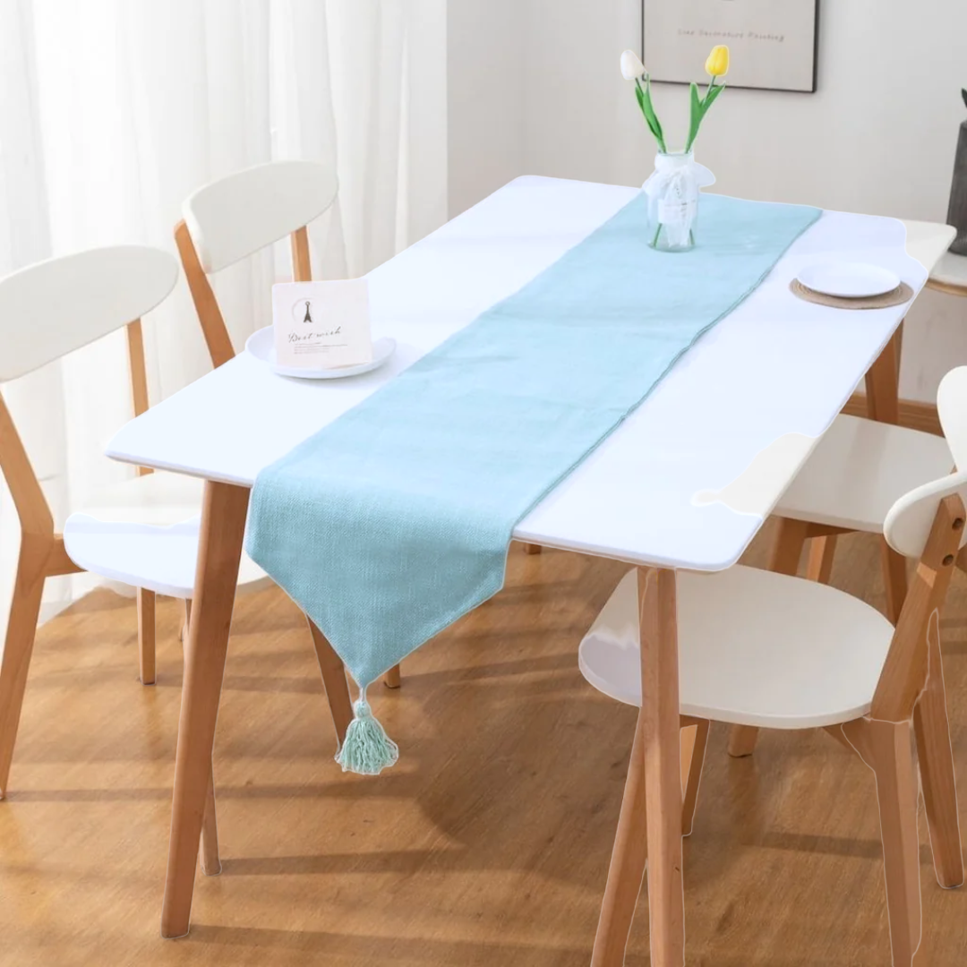 Camino de Mesa Simple Menta 180 x 37cms-0