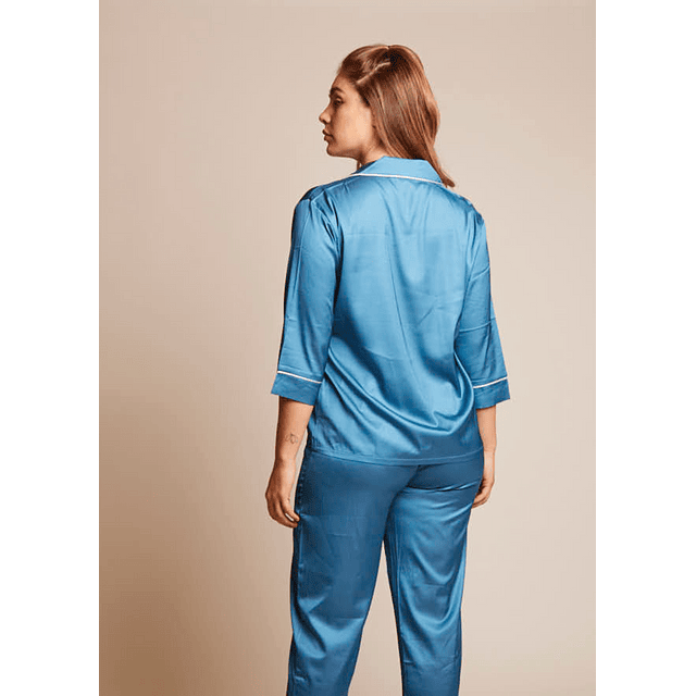 PIJAMA LARGO SATIN FATIMA LOUNGEWEAR -1