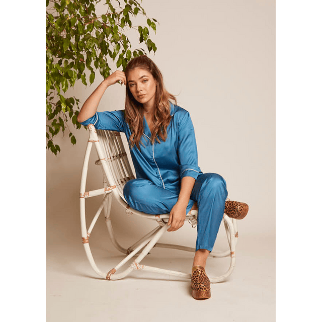 PIJAMA LARGO SATIN FATIMA LOUNGEWEAR -2