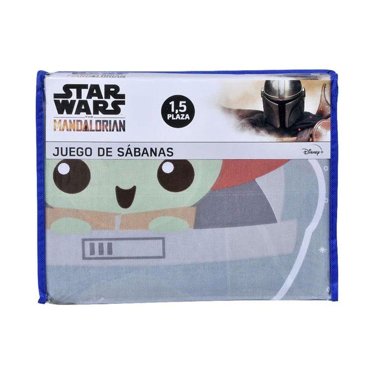 STAR WARS - BABY YODA - 820542 - JUEGO DE SABANAS - 1.5 PLAZA - WINDSOR-2
