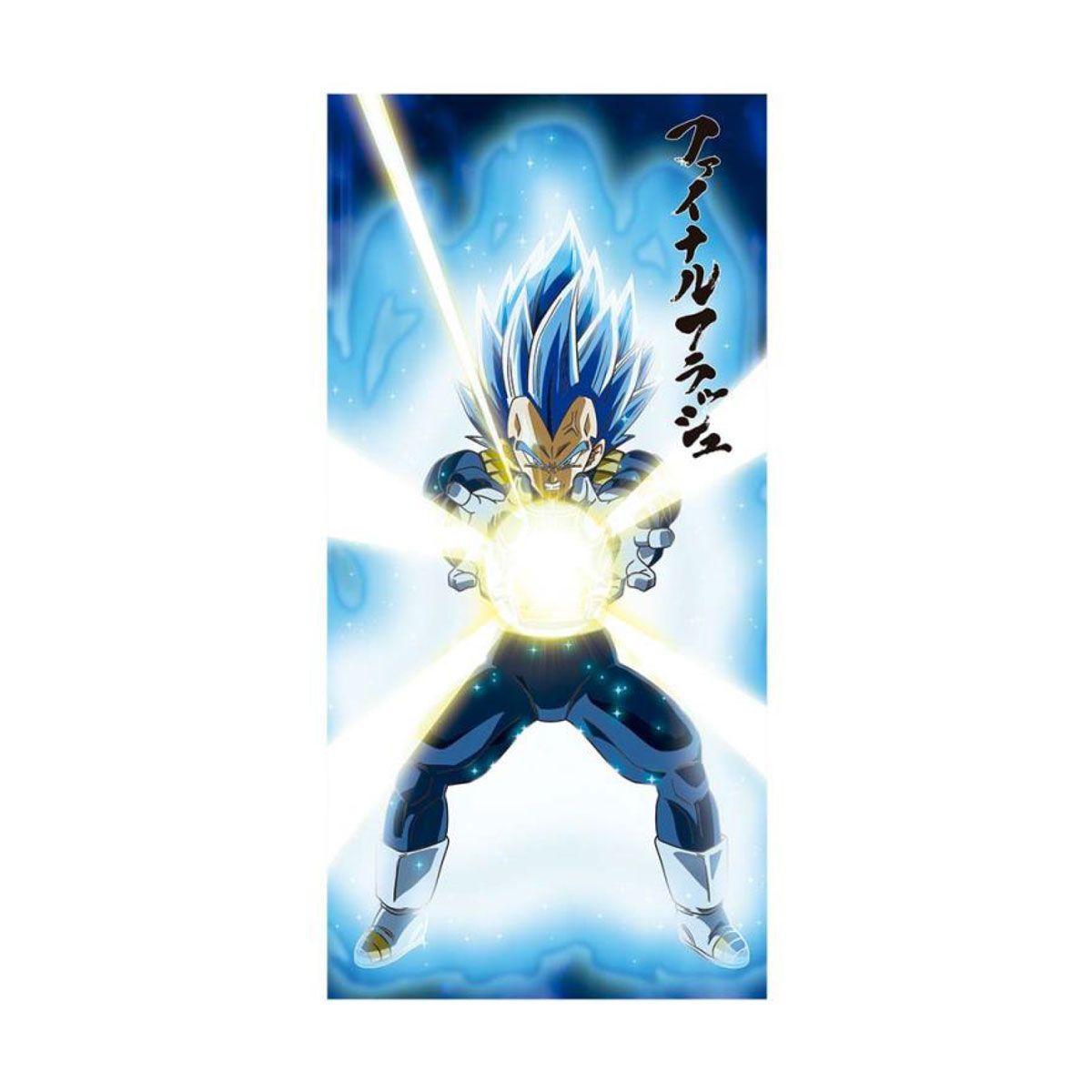 DRAGON BALL Z - TOALLA PLAYA ALGODON - VEGETA - 70 X 140 CM  - WINDSOR-0
