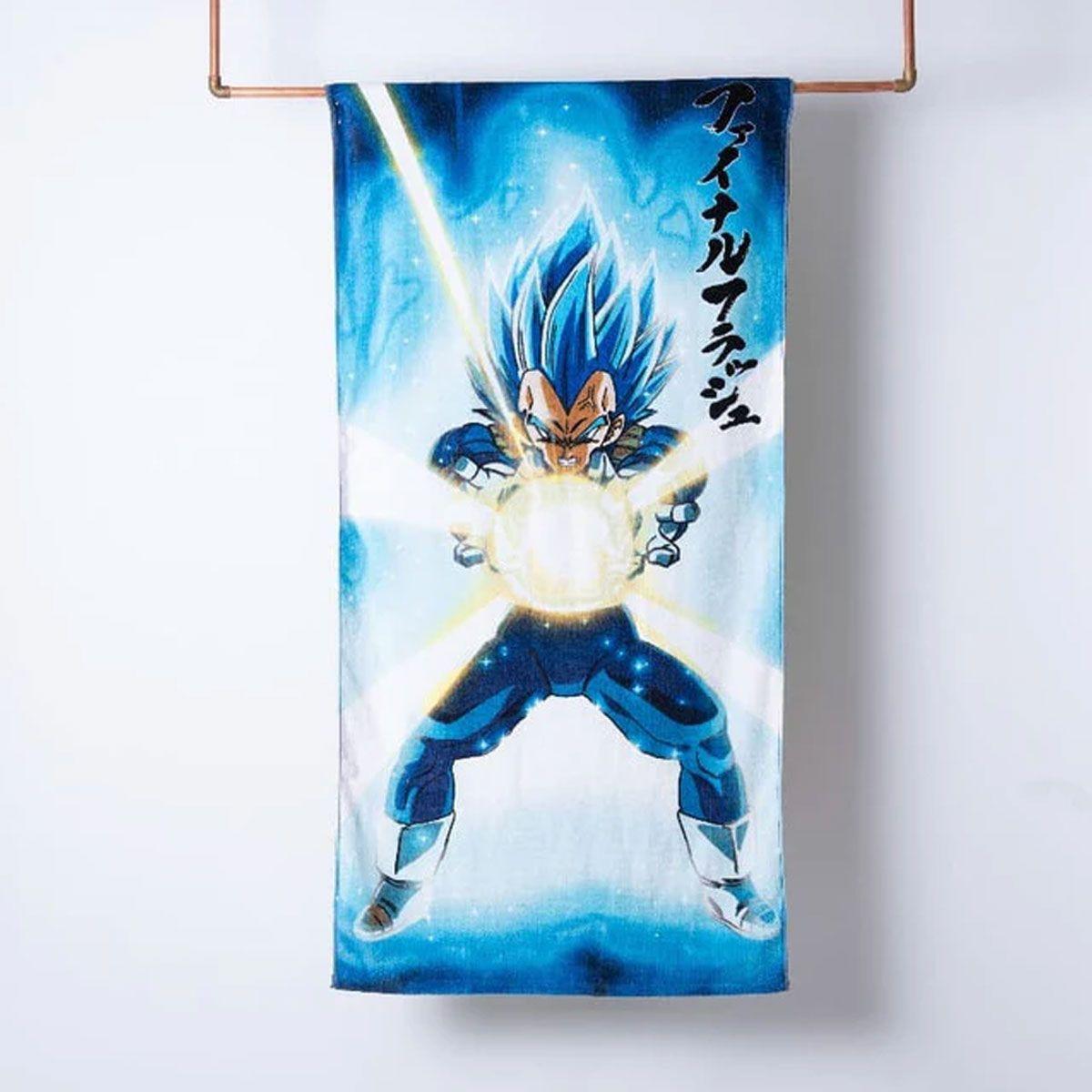 DRAGON BALL Z - TOALLA PLAYA ALGODON - VEGETA - 70 X 140 CM  - WINDSOR-1