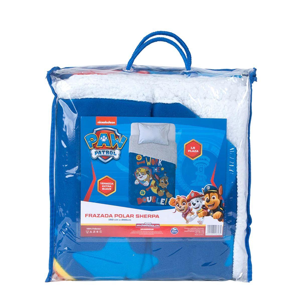 PAW PATROL - NIÑO TEAM WORK - FRAZADA POLAR SHERPA - 820618 - 150 X 200 CM - WINDSOR-3