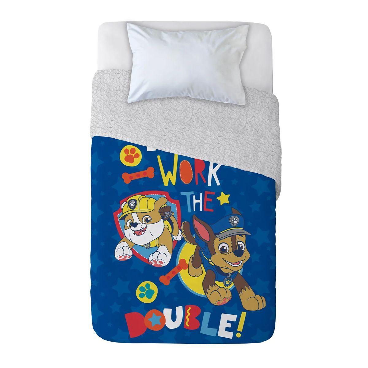 PAW PATROL - NIÑO TEAM WORK - FRAZADA POLAR SHERPA - 820618 - 150 X 200 CM - WINDSOR-2