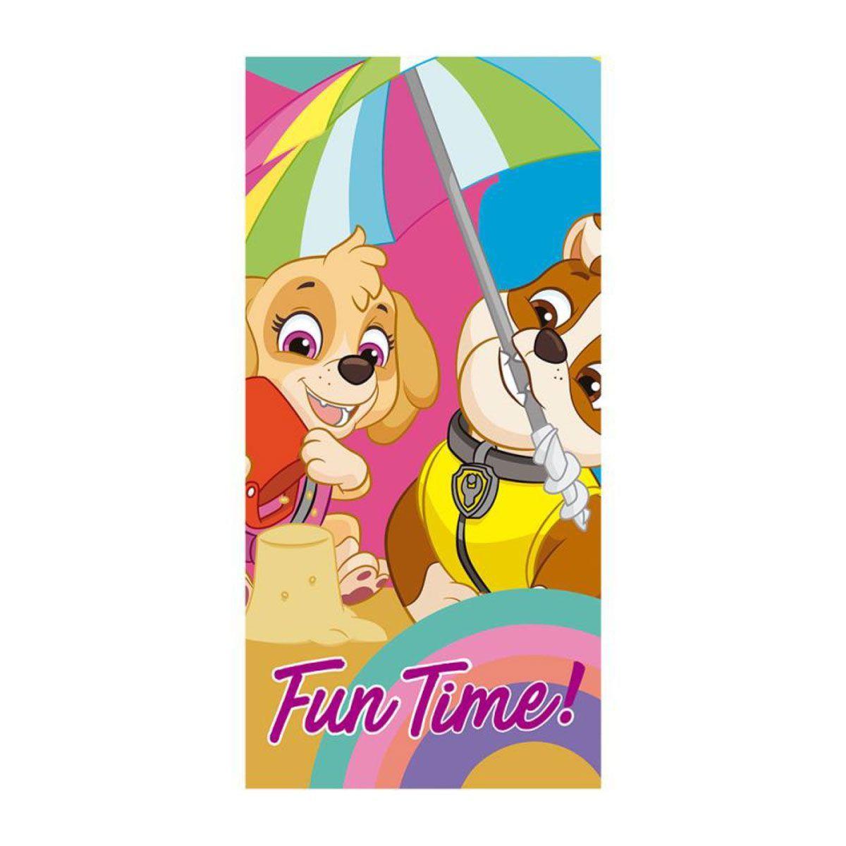 PAW PATROL - TOALLA PLAYA ALGODÓN - GIRL FUN - 70 X 140 CM - WINDSOR-0