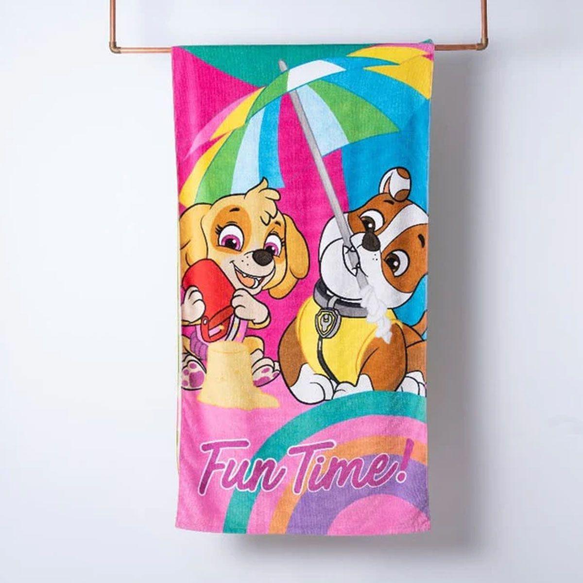 PAW PATROL - TOALLA PLAYA ALGODÓN - GIRL FUN - 70 X 140 CM - WINDSOR-1