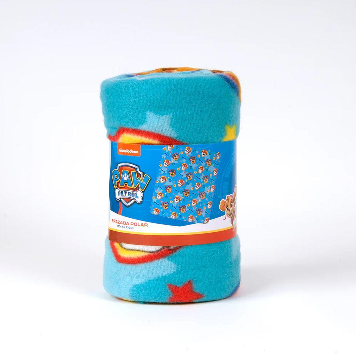 PAW PATROL - NIÑO HUESOS - MANTA FRAZADA POLAR - 115 X 130 CM - WINDSOR-3