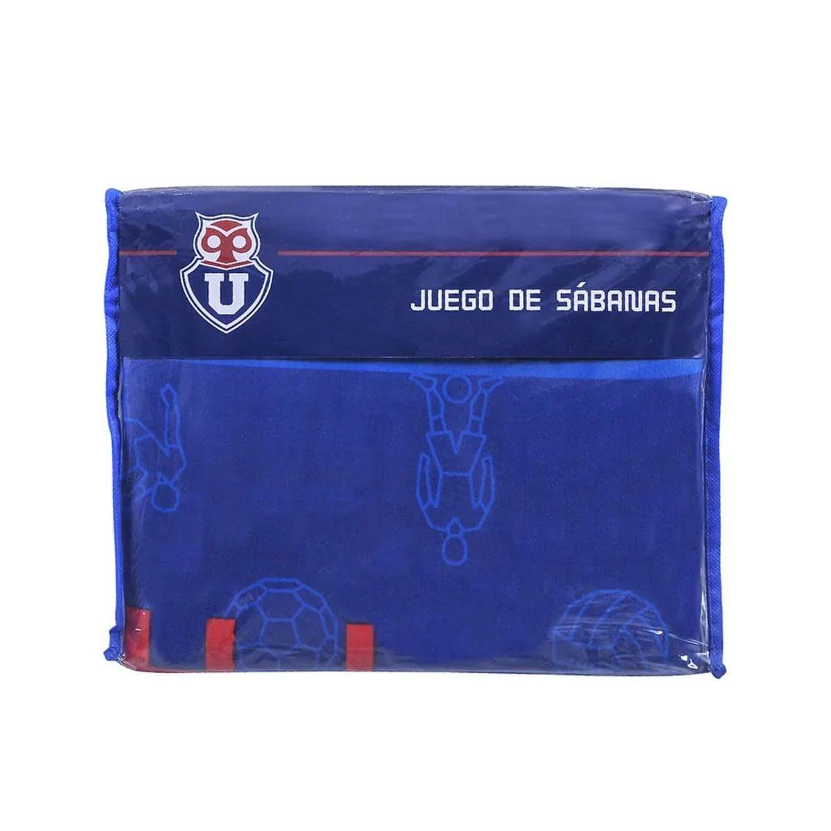 UNIVERSIDAD DE CHILE - 818080 - JUEGO DE SABANAS - 1.5 PLAZA - WINDSOR-2