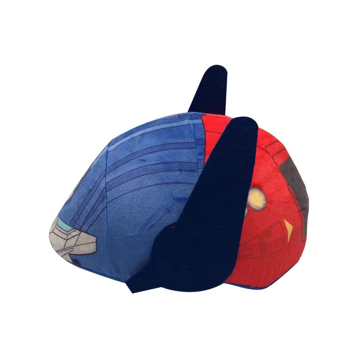 CASCO 3D BICICLETA NIÑOS - TRANSFORMERS - OPTIMUS PRIME - FUNDA PELUCHE-2