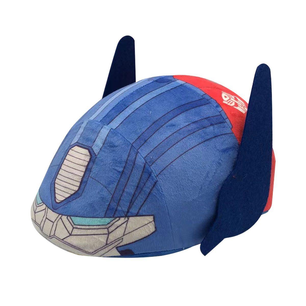 CASCO 3D BICICLETA NIÑOS - TRANSFORMERS - OPTIMUS PRIME - FUNDA PELUCHE-0