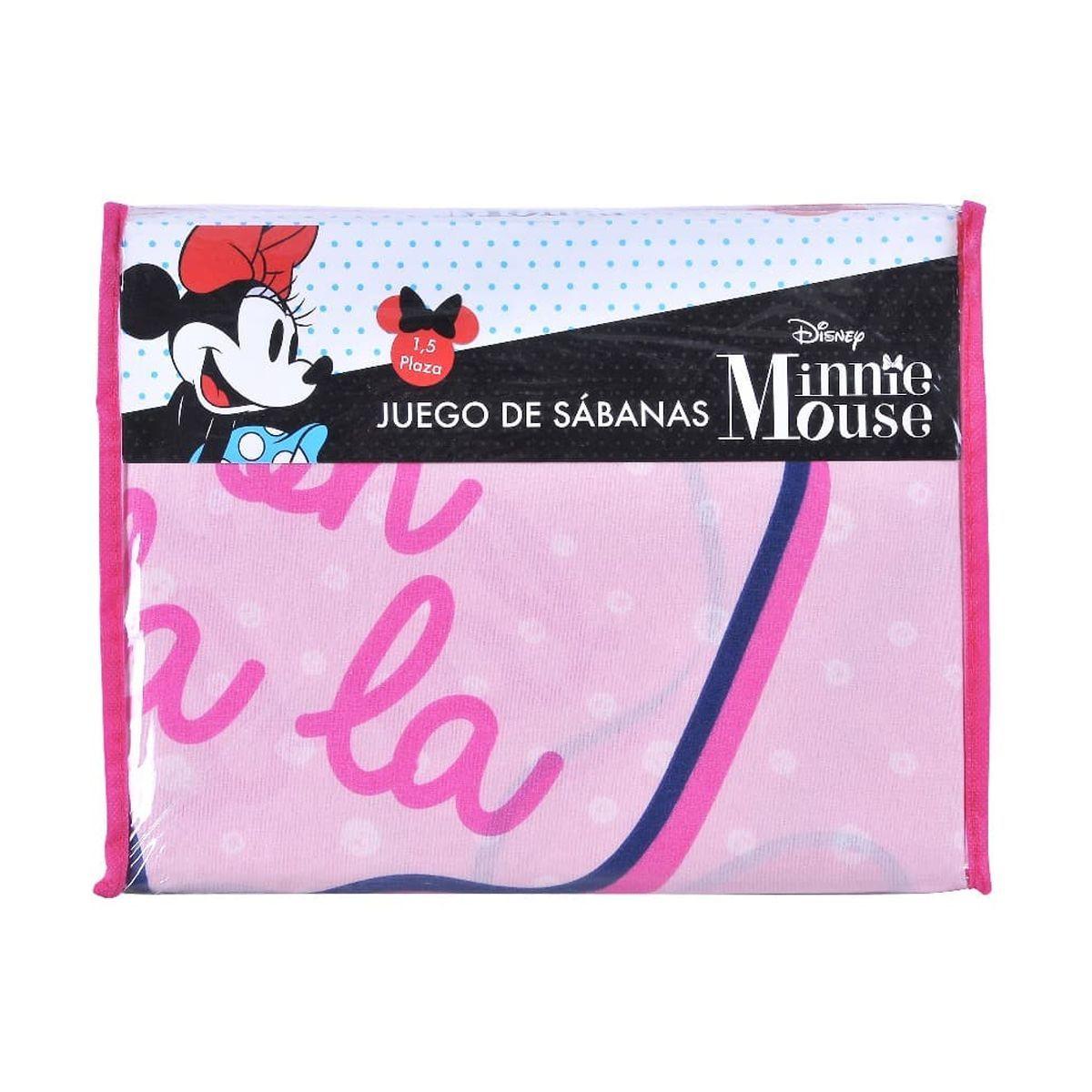 MINNIE MOUSE - CUTE - JUEGO DE SABANAS  - 820548 - 1.5 PLAZA - WINDSOR-2