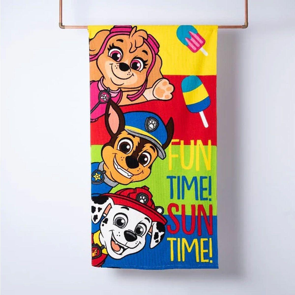PAW PATROL - TOALLA PLAYA MICROFIBRA - FUN - 70 X 140 CM  - WINDSOR-1