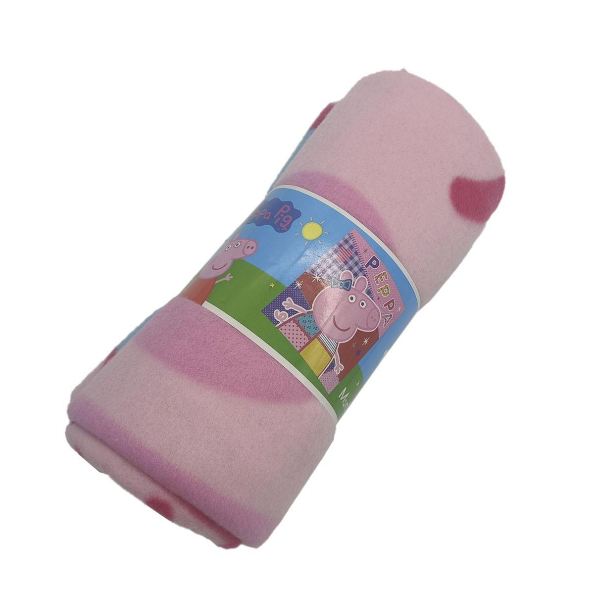 PEPPA PIG - MANTA POLAR - 140 X 120 CM - VAIS-1