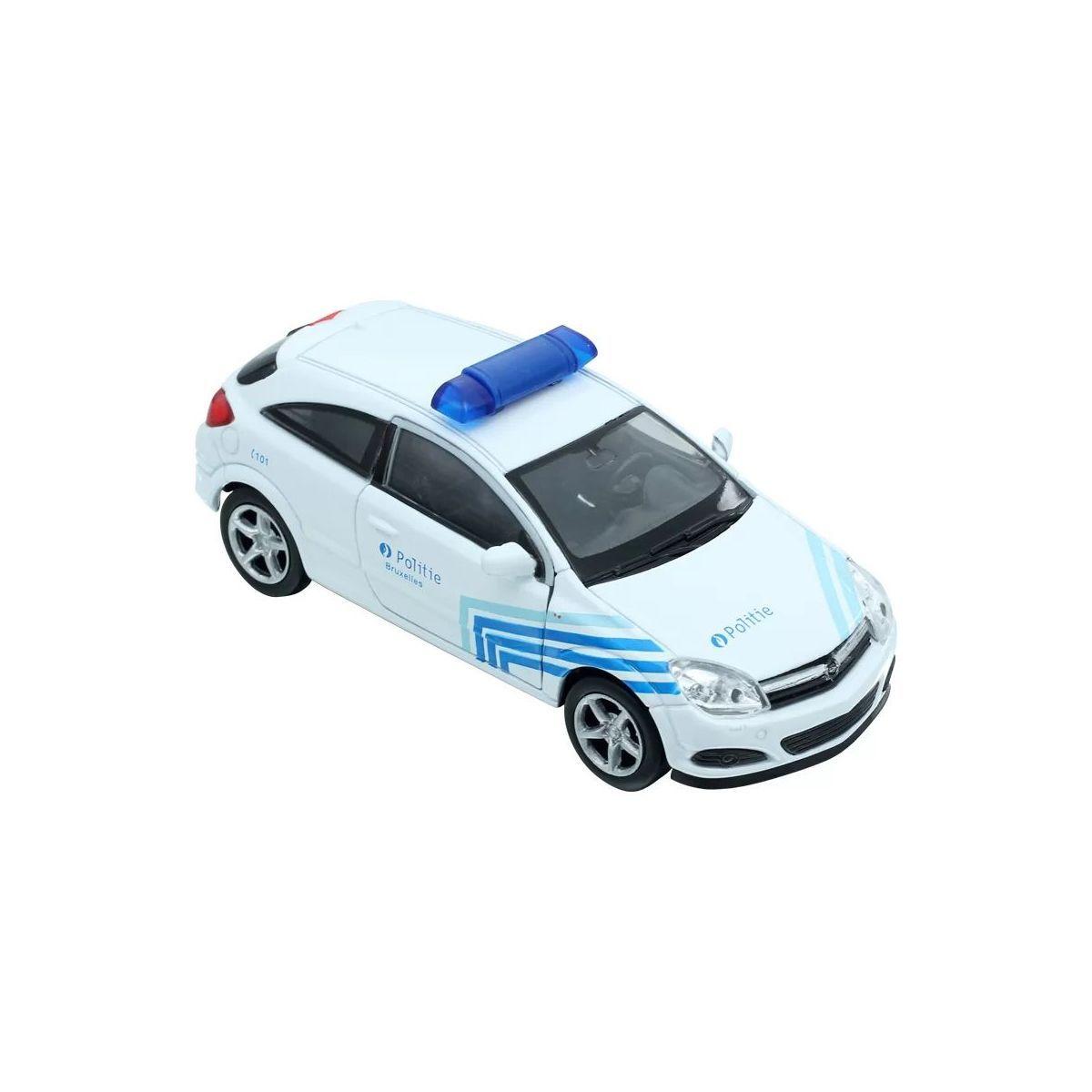 AUTOS POLICIALES - OPEL 05 ASTRA GTC BELGICA - METAL - ESCALA 1:38 - EVER GROUP-1