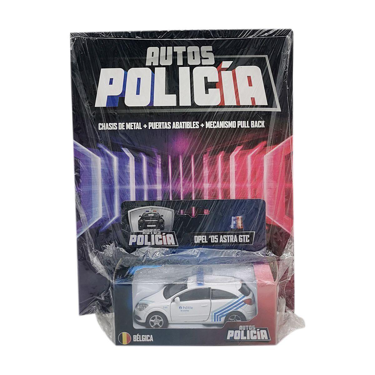 AUTOS POLICIALES - OPEL 05 ASTRA GTC BELGICA - METAL - ESCALA 1:38 - EVER GROUP-0