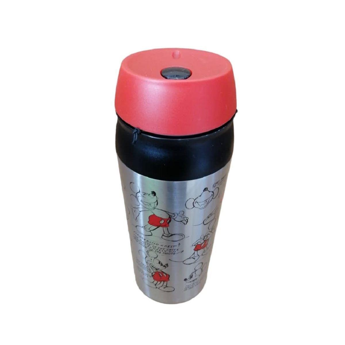 MICKEY MOUSE - VASO MUG BOTON - METALICO - TITANIO-0