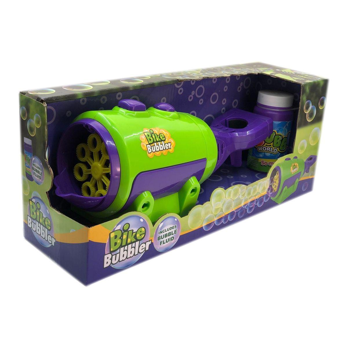 LANZA BURBUJAS DE BICICLETA - VERDE  - EVER GROUP-0