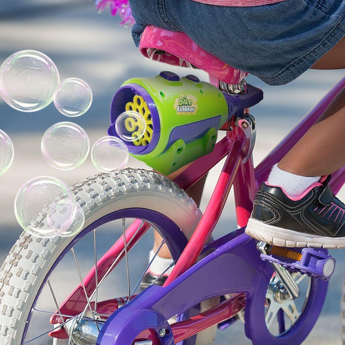 LANZA BURBUJAS DE BICICLETA - VERDE  - EVER GROUP-3