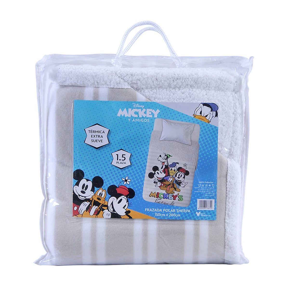 MICKEY MOUSE Y AMIGOS - DREAMER - FRAZADA POLAR SHERPA - 817871 - 1.5 PLAZA - WINDSOR-2