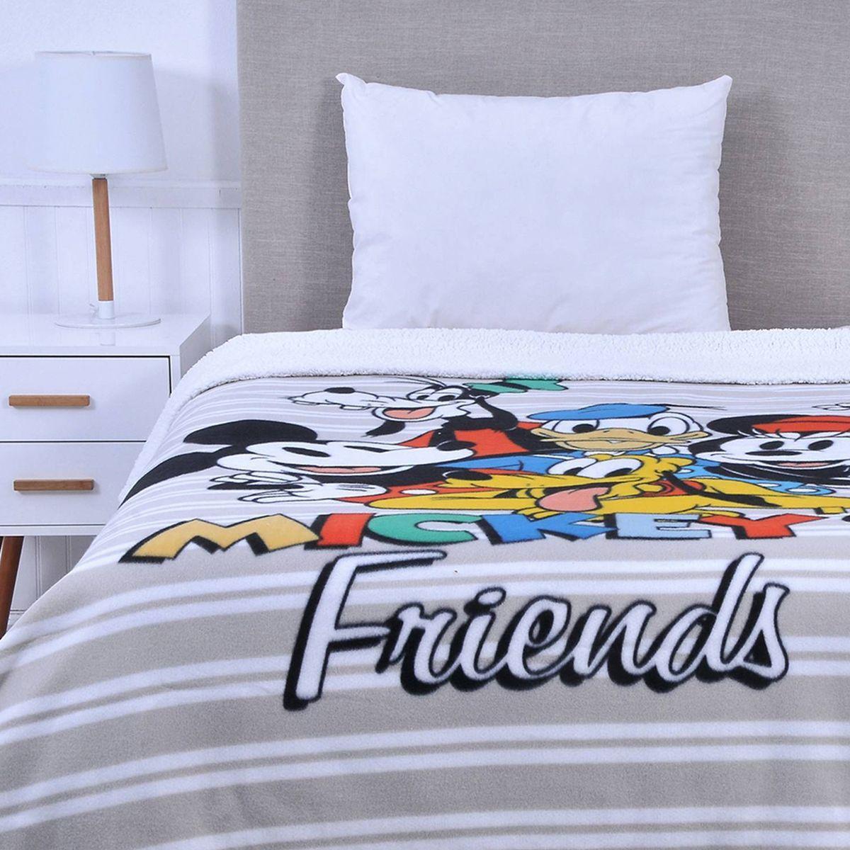 MICKEY MOUSE Y AMIGOS - DREAMER - FRAZADA POLAR SHERPA - 817871 - 1.5 PLAZA - WINDSOR-0