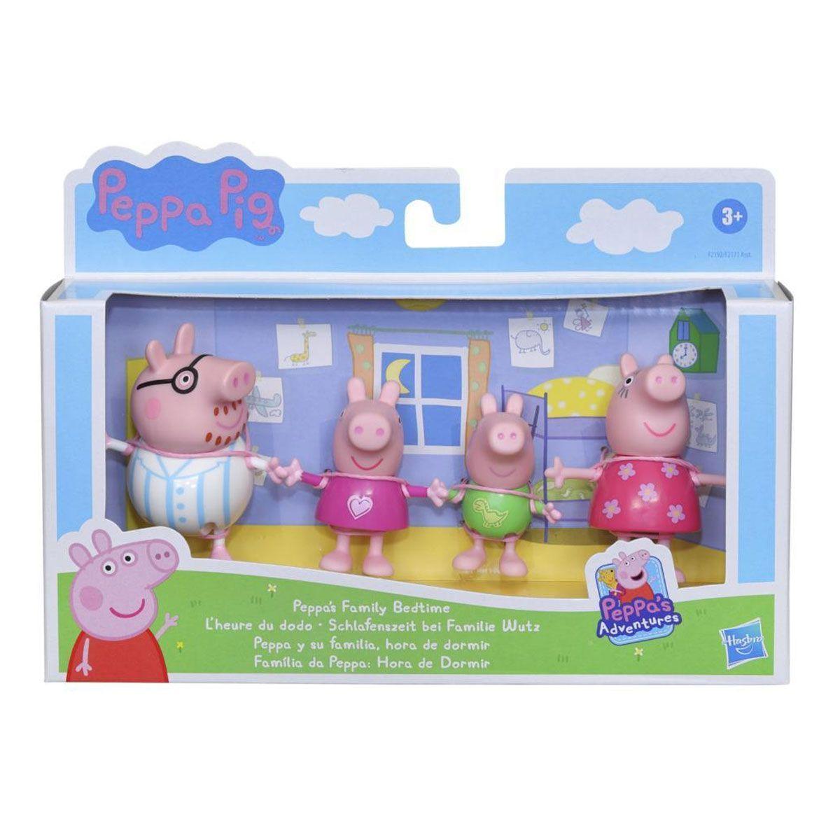 PEPPA PIG - PEPPA Y SU FAMILIA HORA DE DORMIR - 4 PACK - HASBRO-0