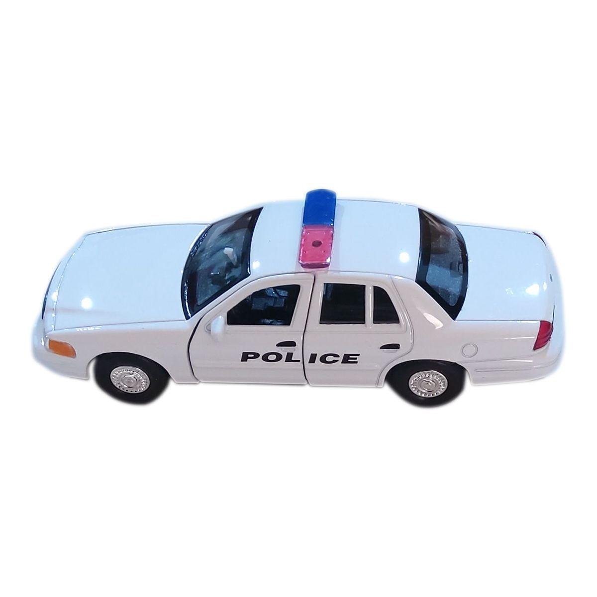 AUTOS POLICIALES - FORD 99 CROWN VICTORIA - ESTADOS UNIDOS - METAL - ESCALA 1:38 - EVER GROUP-1