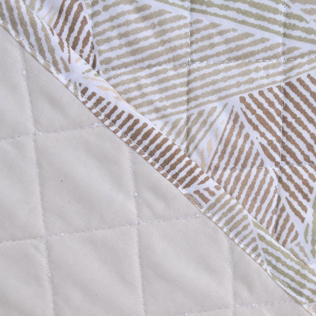 CUBRECAMAS QUILT - COSIDO - TRAPECIO - 2 PLAZAS - MASHINI-1