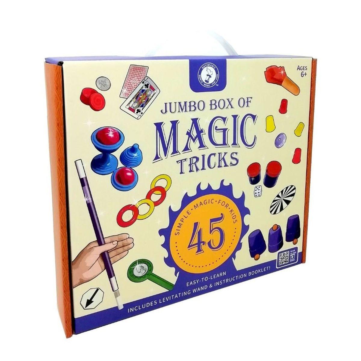 SET JUEGO DE MAGIA - JUMBO BOX - 45 TRUCOS  - EVER GROUP-0