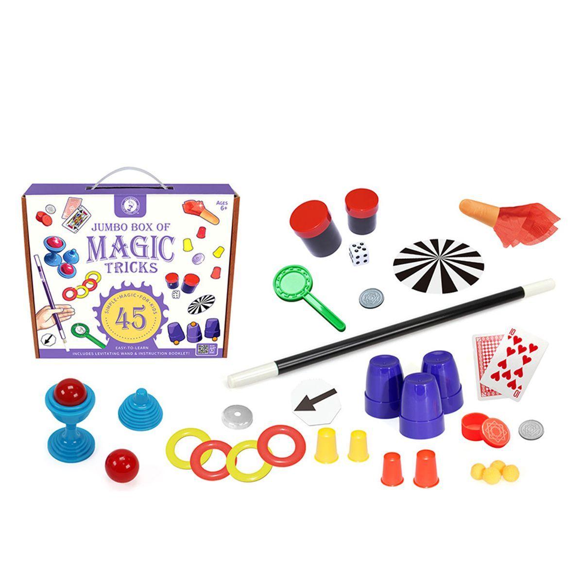 SET JUEGO DE MAGIA - JUMBO BOX - 45 TRUCOS  - EVER GROUP-1