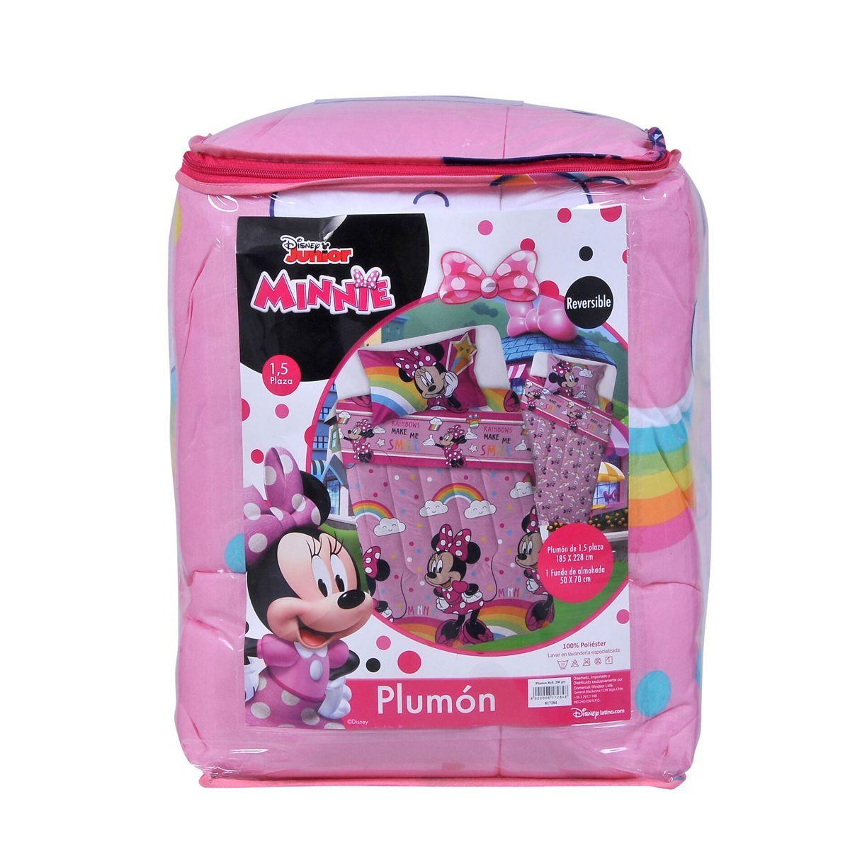MINNIE MOUSE - PLUMON REVERSIBLE - RAINBOW - 1.5 PLAZA - WINDSOR-2