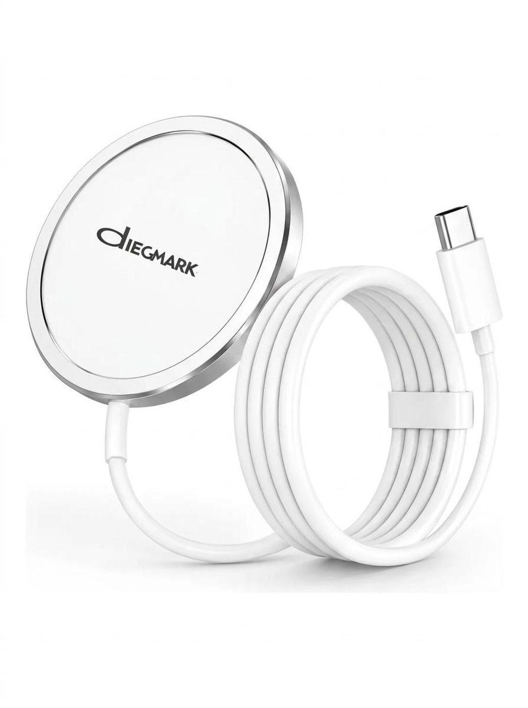 Cargador Magnetico Inalambrico Diegmark 15W para iPhone y Android-0