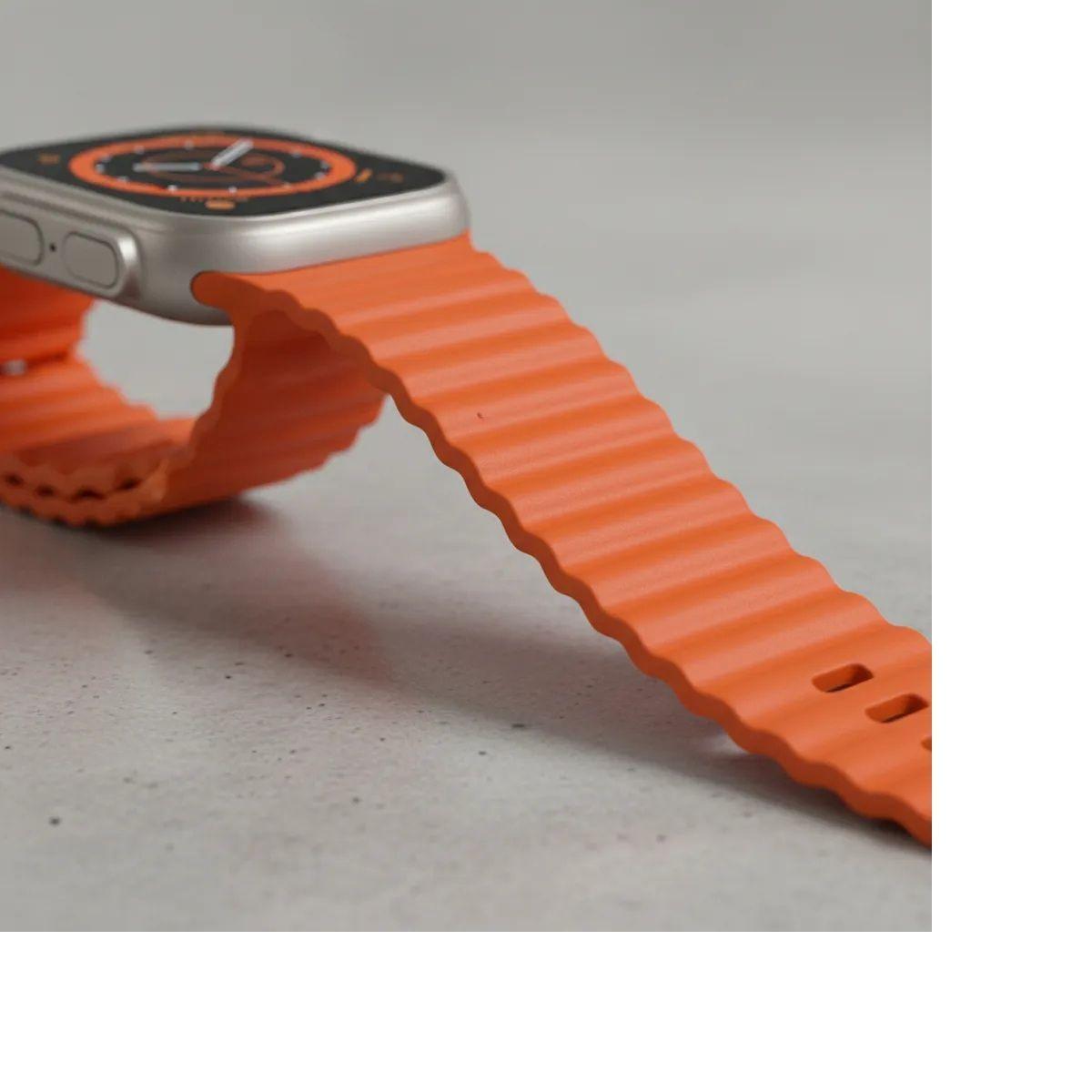 Reloj Smarwatch Compatible Iphone Vidvie Inteligente Naranja-2