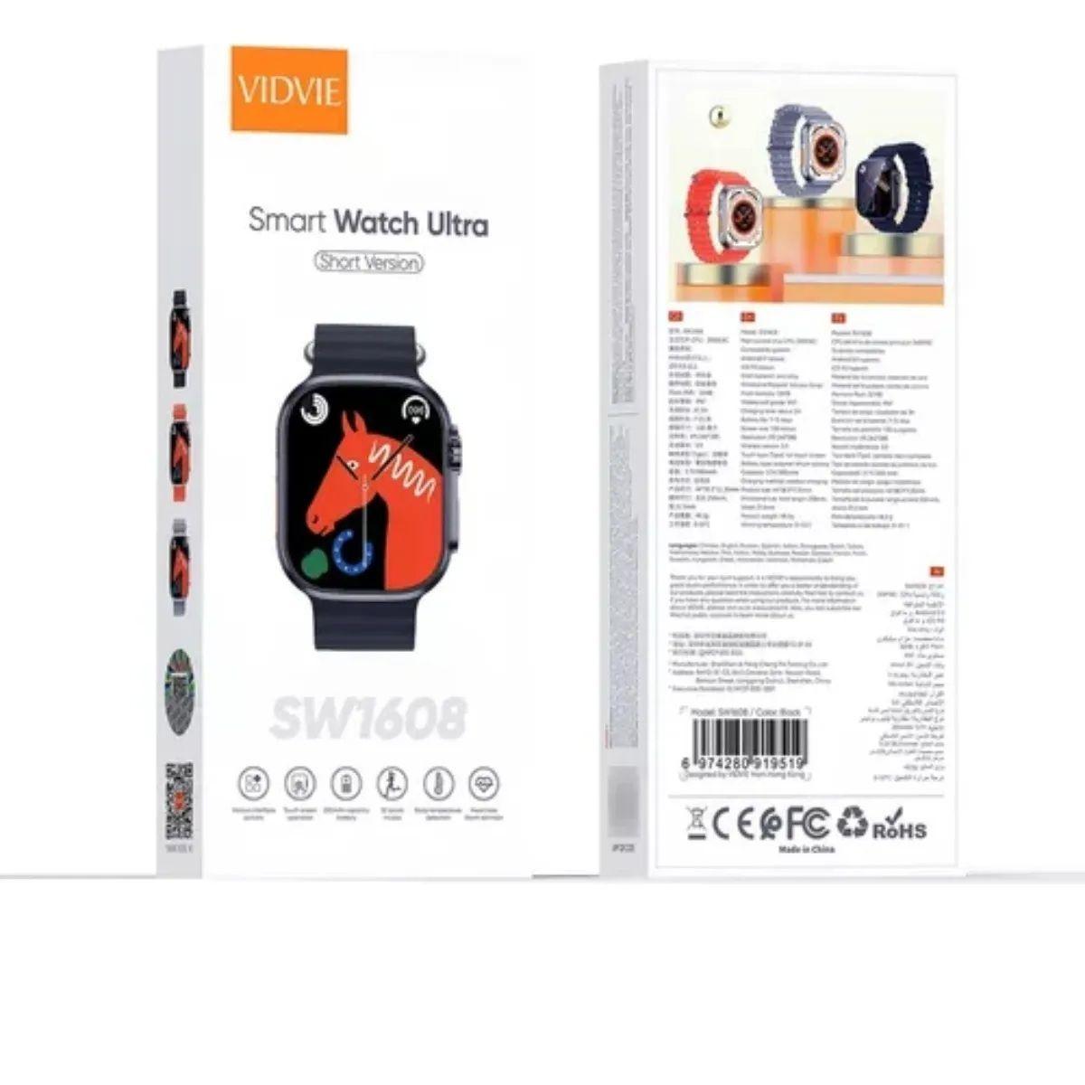 Reloj Smarwatch Compatible Iphone Vidvie Inteligente Naranja-4