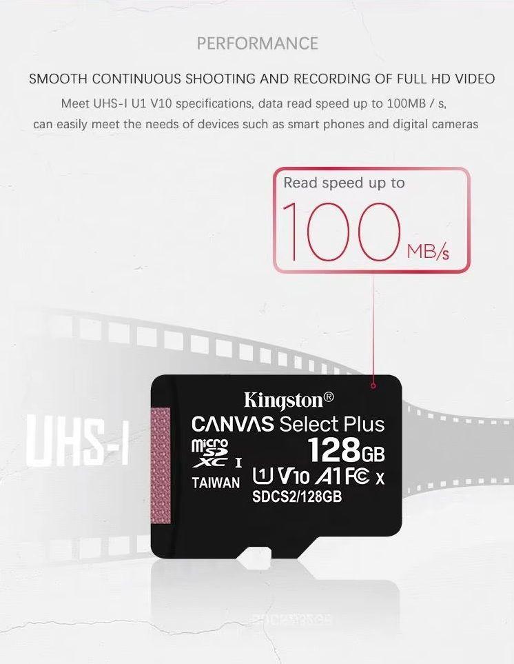 TARJETA MICRO SD KINGSTON 128 GB -2