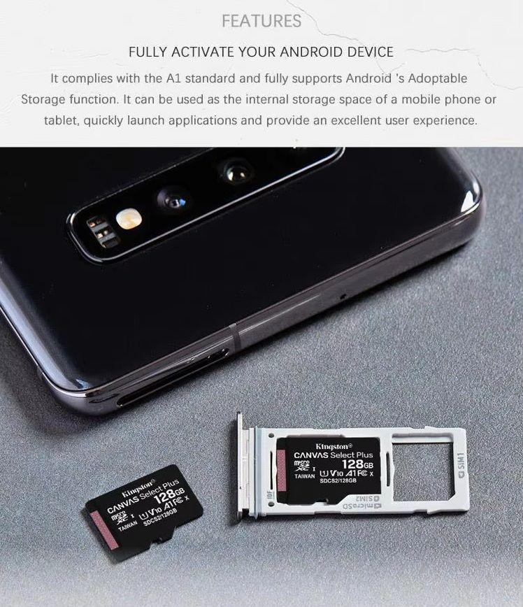 TARJETA MICRO SD KINGSTON 128 GB -3