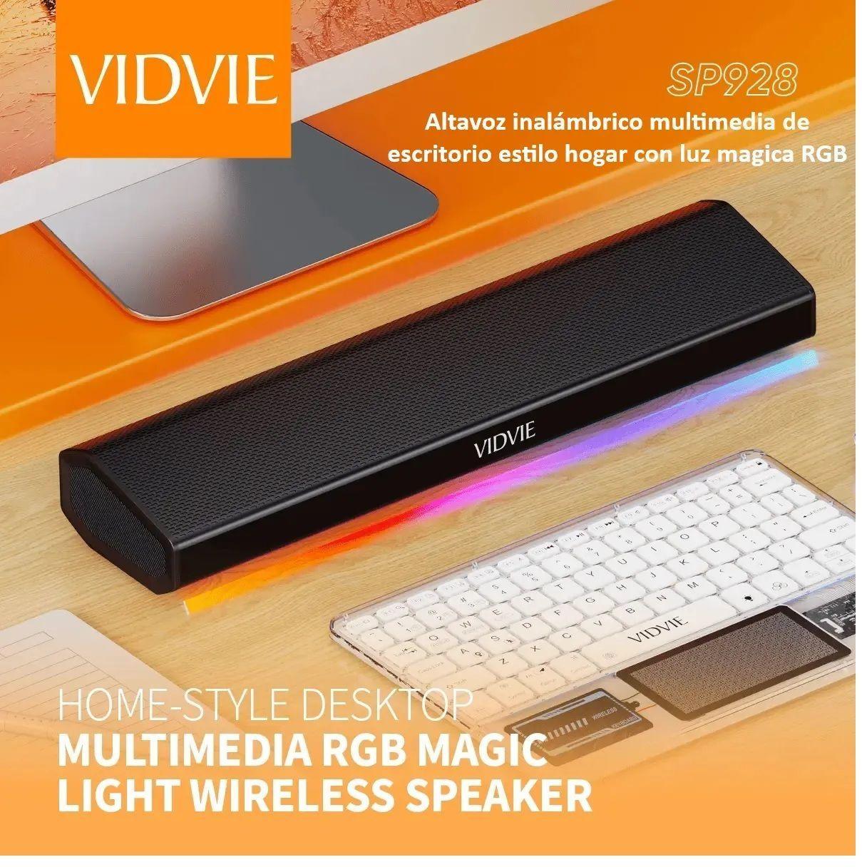 Sound Bar SP928 10W RGB Bluetooth 5.3 Estéreo Potente para PC Laptop TV.        -2