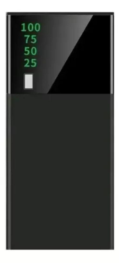 POWER BANK Y01 20.000 MAH 2 ENTRADAS DE CARGA Y LINTERNA LED NEGRO-2