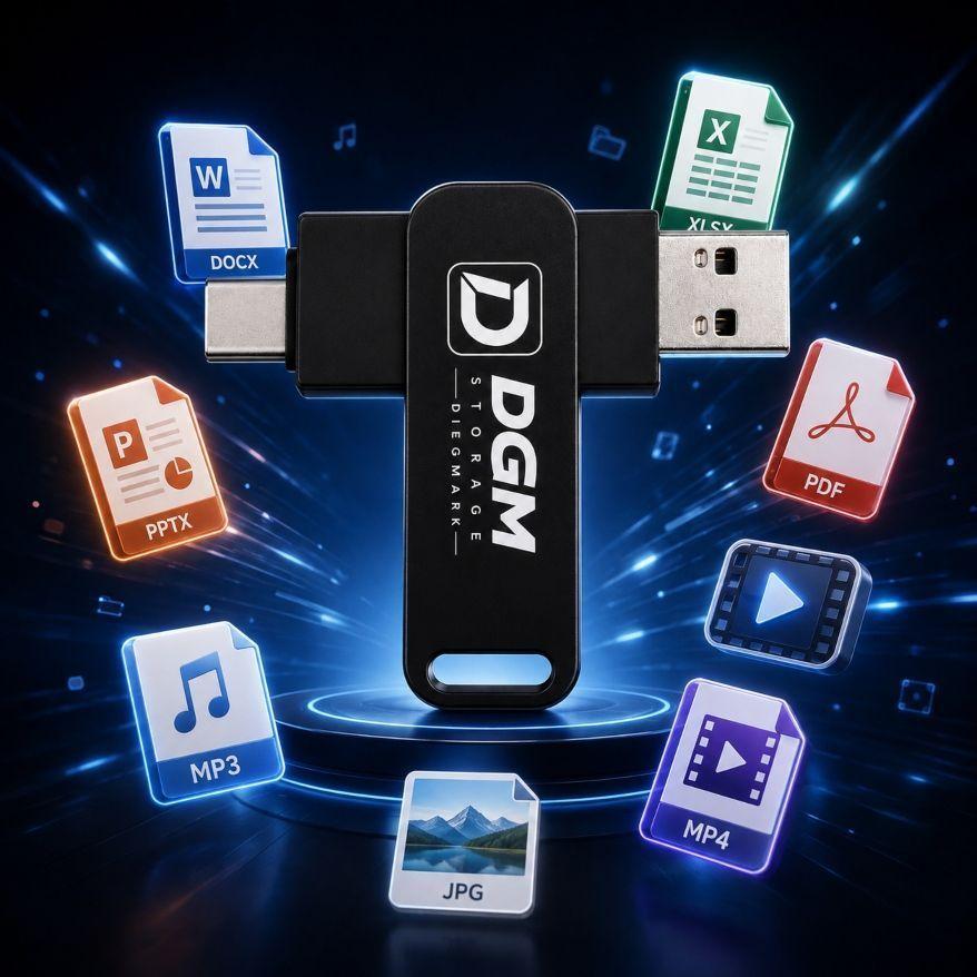 Pendrive Diegmark 128GB USB 3 0 y USB C OTG para PC y Celular-2