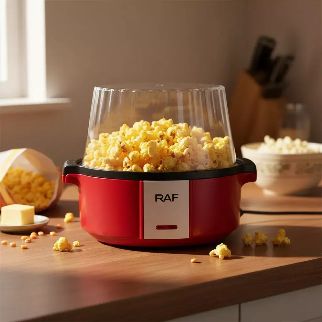 MAQUINA DE PALOMITAS CABRITAS POPCORM 700W SIN ACEITE 60G ROJO-2