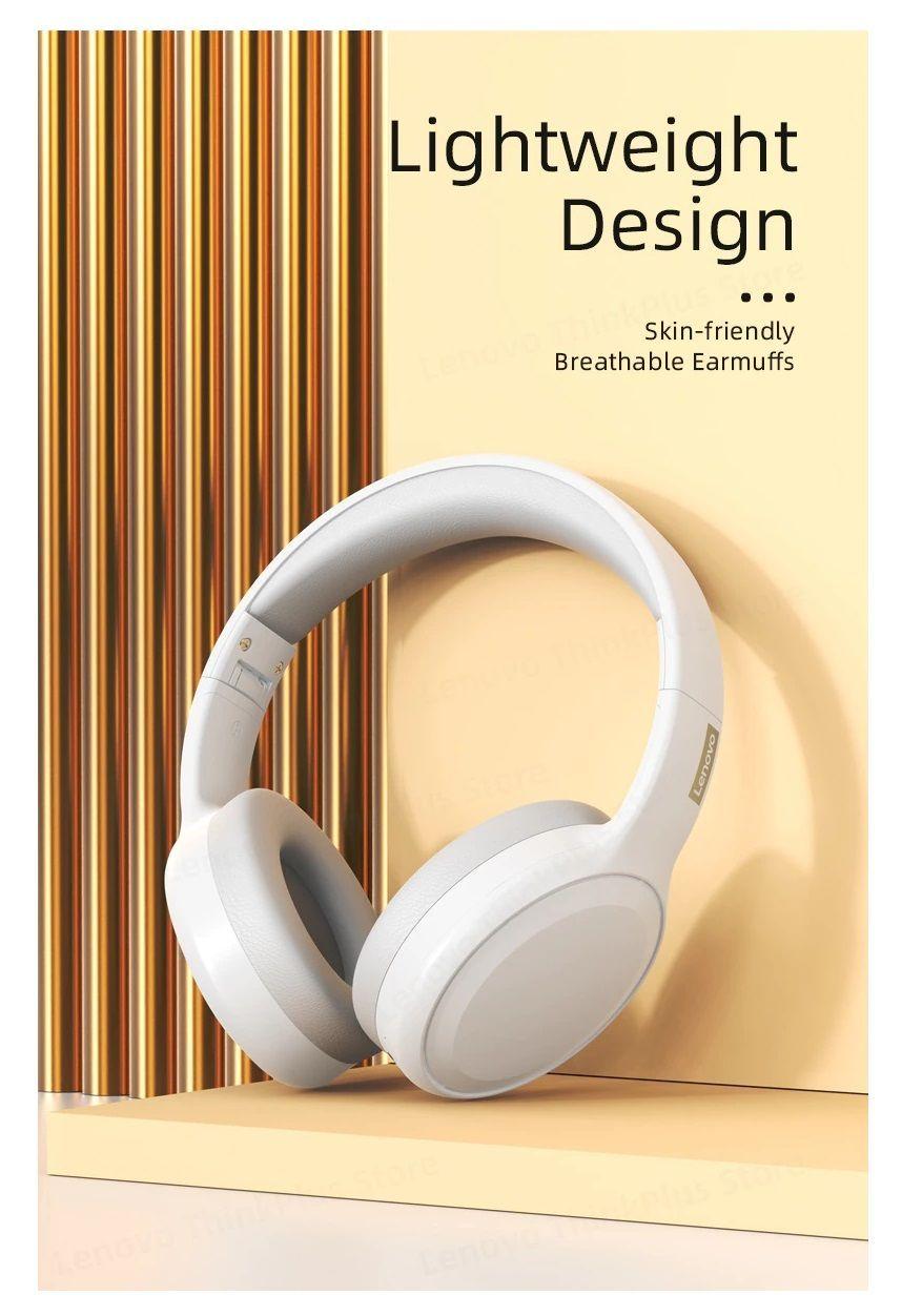 Audífonos Inalámbricos Lenovo TH30 Bluetooth Plegables ROSA-4