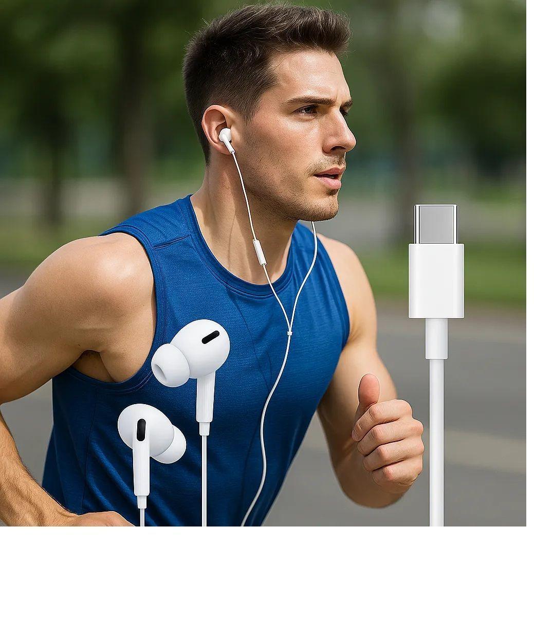 AUDIFONOS ENTRADA TIPO C IN EAR CON GOMA PARA ANDROID-2